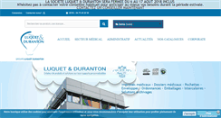 Desktop Screenshot of luquet-duranton.fr
